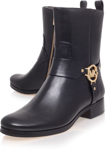 michael kors low heel boots.